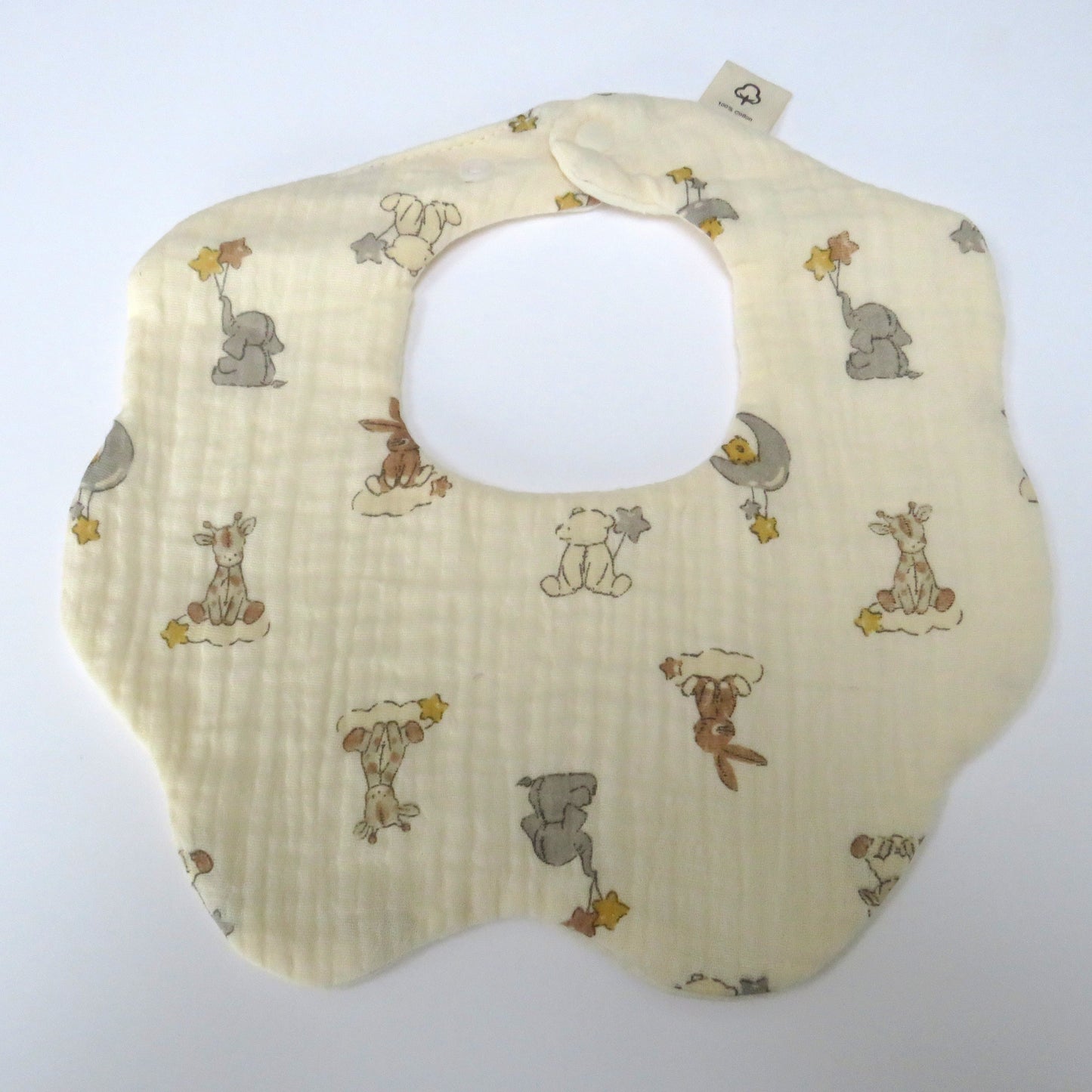 Cotton bib (moon)