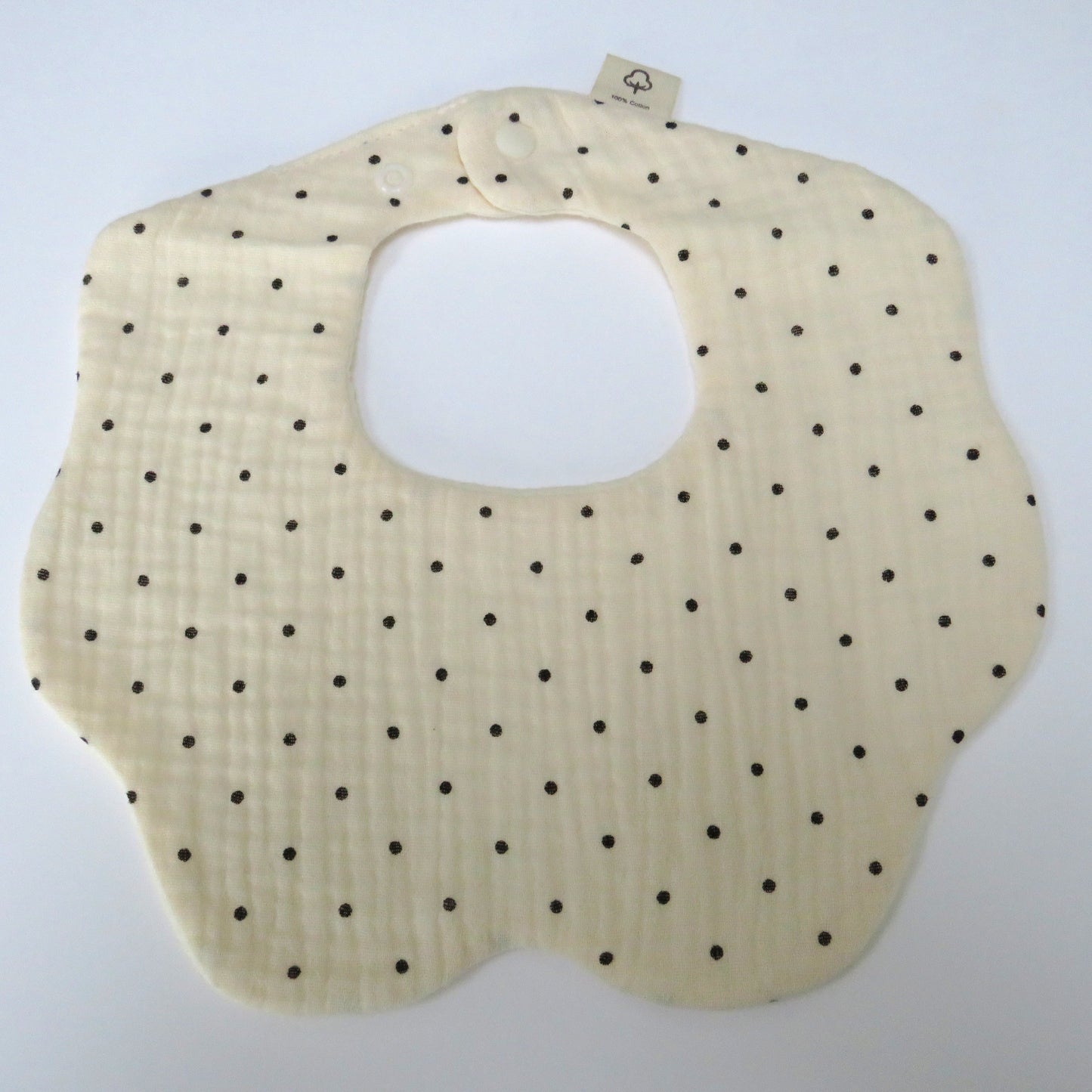 Cotton bib (polka dot)