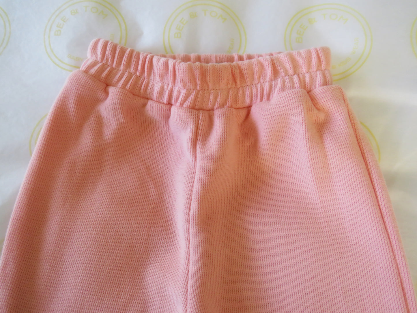 Cotton sweatshirt and bottoms set (pink)