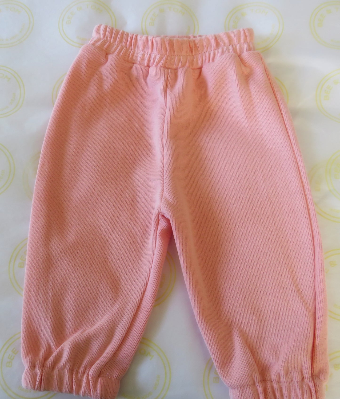 Cotton sweatshirt and bottoms set (pink)