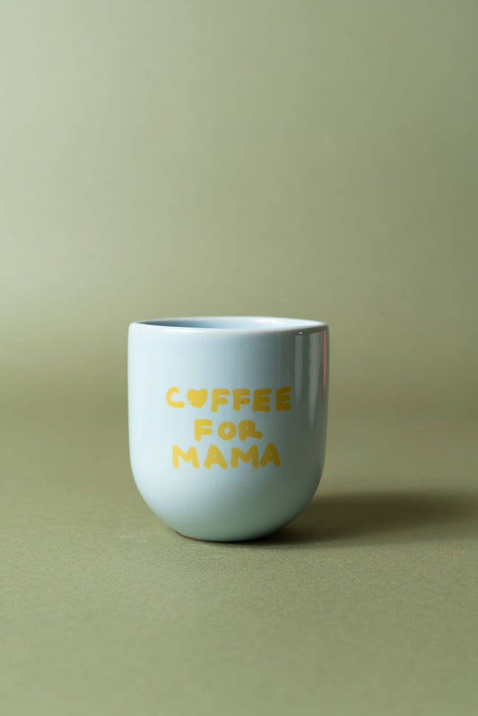 Sisi mug, Coffee for mama, blue