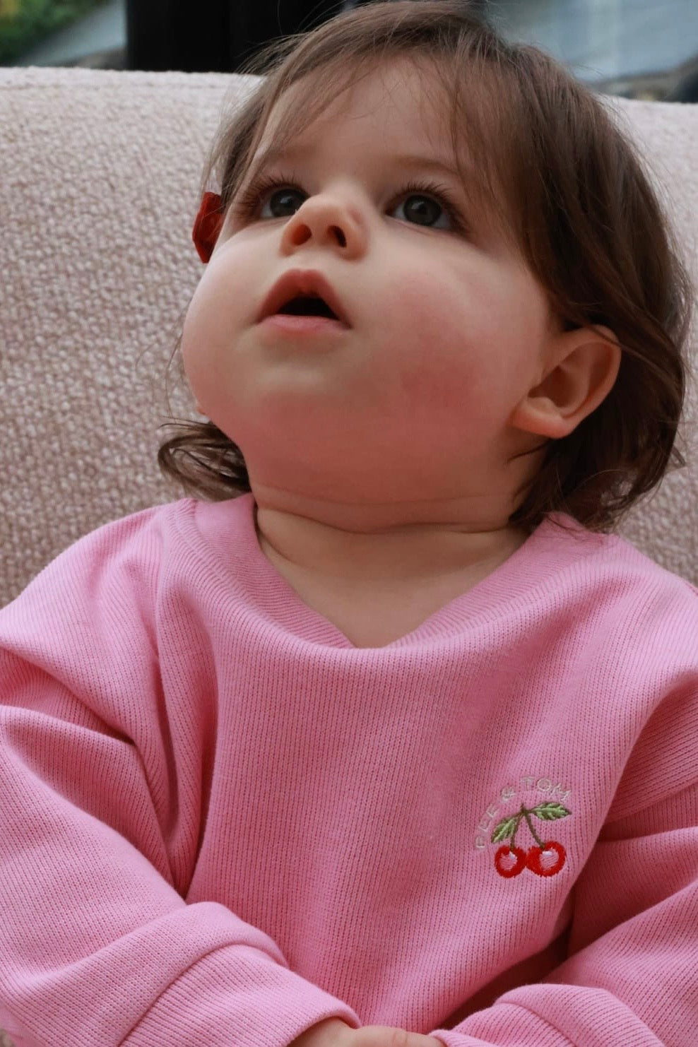 The cotton essential tracksuit (pink)