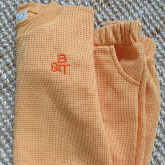 Waffle top and bottom (Orange)