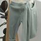 Ribbed cotton top and bottom (mint green)