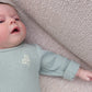Ribbed cotton top and bottom (mint green)