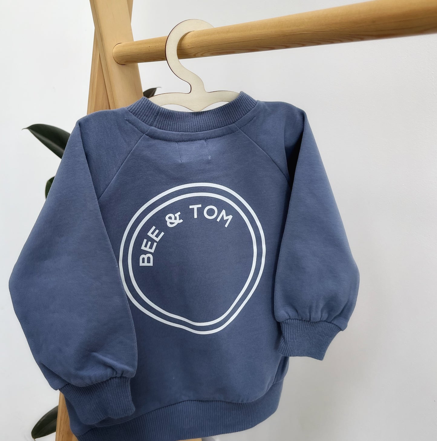Buttery-soft cotton tracksuit (blue)