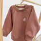 Buttery-soft cotton tracksuit (rust)