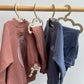 Buttery-soft cotton tracksuit (blue)