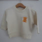 Foodie bear sweatshirt (natural)