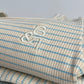 Ribbed cotton set (mint green) & striped ribbed cotton set (blue)