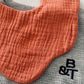 Cotton bib (rust)