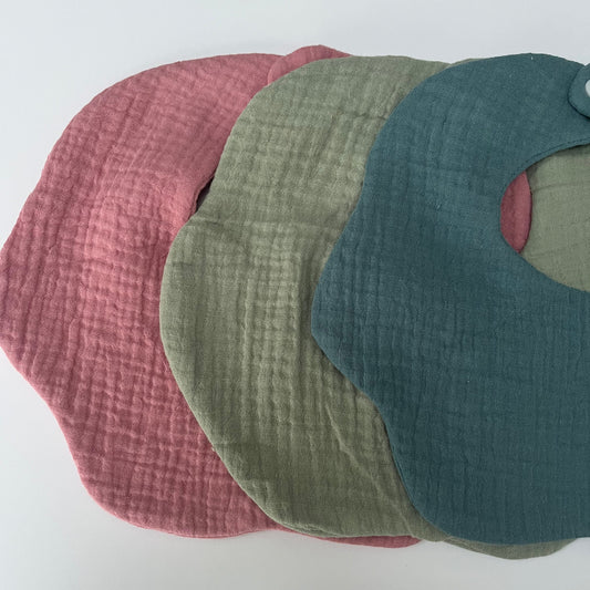 Cotton bib (teal)