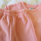 Cotton sweatshirt and bottoms set (pink)