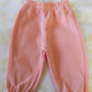 Cotton sweatshirt and bottoms set (pink)