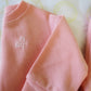 Cotton sweatshirt and bottoms set (pink)