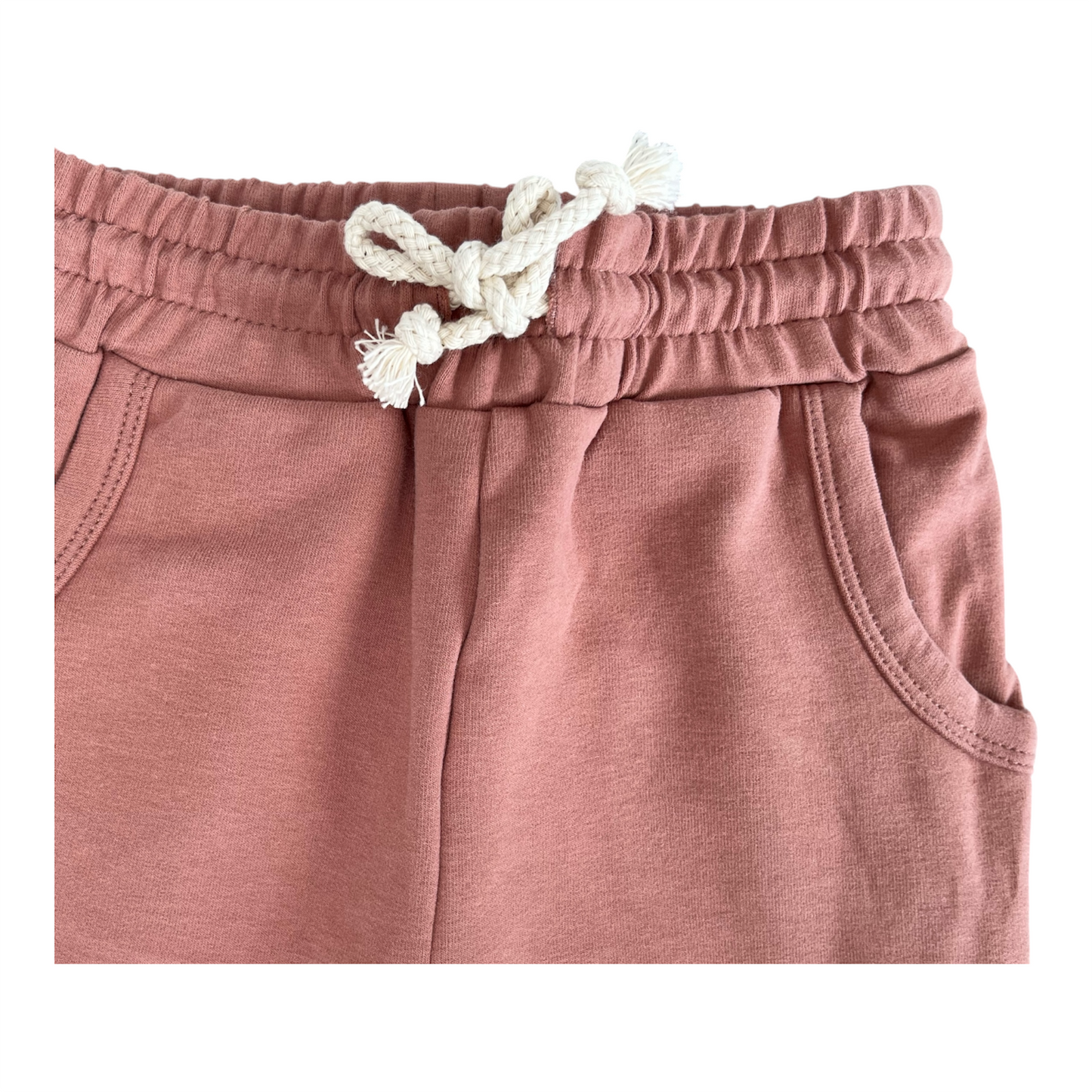 Buttery-soft cotton tracksuit (rust)