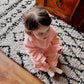 Cotton sweatshirt and bottoms set (pink)